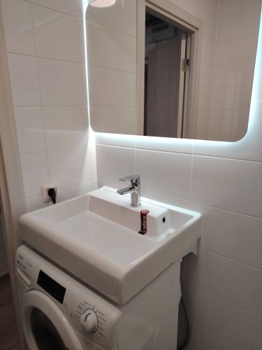 Установка смесителя (на готовые коммуникации)