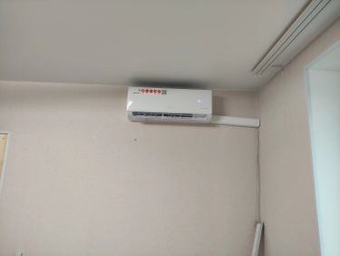 Установка сплит системы 7-9 kBTU (одноэтапный монтаж)