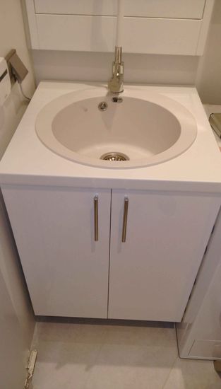 Сборка проектной кухни Разводка хвс