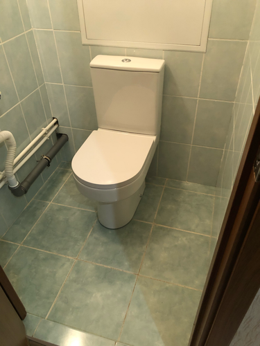 Установка напольного унитаза