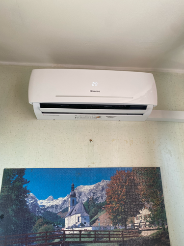 Установка сплит системы 7-9 kBTU (одноэтапный монтаж)