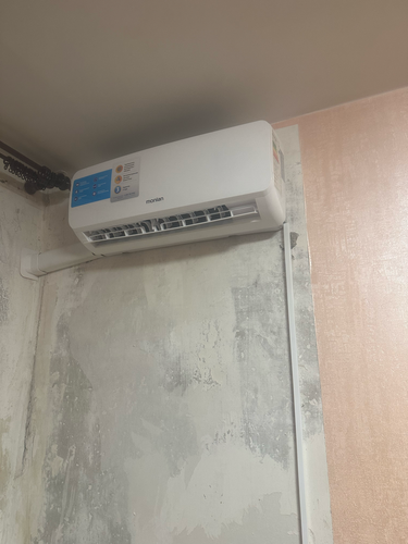 Установка сплит системы 7-9 kBTU (одноэтапный монтаж)