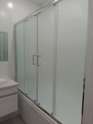 Установка ширмы на ванну шириной свыше 111 см