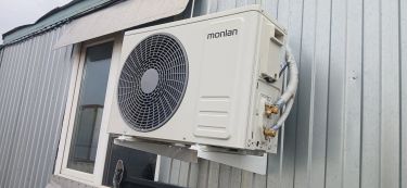 Установка сплит системы 7-9 kBTU (одноэтапный монтаж)
