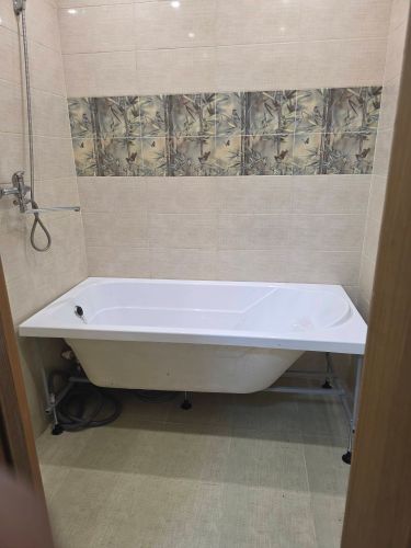 Установка акриловой/стальной ванны