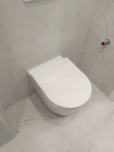 Установка подвесного унитаза (на готовую инсталляцию)