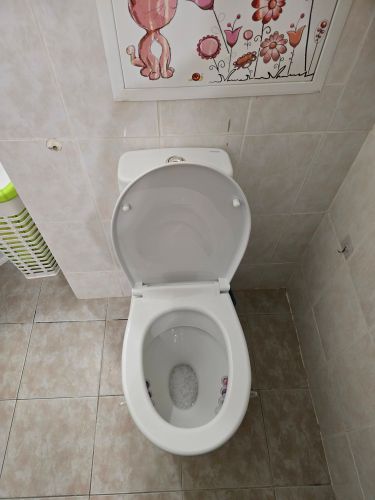 Установка напольного унитаза