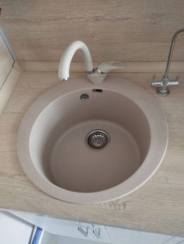 Установка и подключение врезной мойки