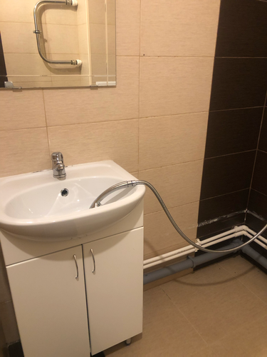 Установка смесителя (на готовые коммуникации)