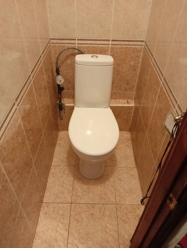 Установка напольного унитаза