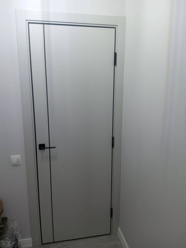 Демонтаж полотен, замена карточных петель, установка полотен