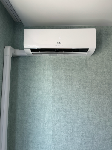 Установка сплит системы 7-9 kBTU (одноэтапный монтаж)