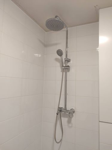 Установка смесителя (на готовые коммуникации)