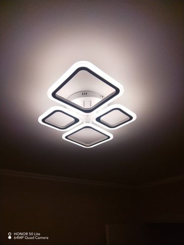 Установка люстры в сборке