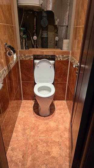 Установка напольного унитаза