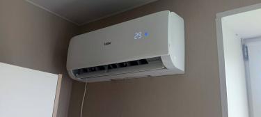 Установка сплит системы 7-9 kBTU (одноэтапный монтаж)