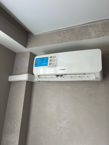 Установка сплит системы 7-9 kBTU (одноэтапный монтаж)