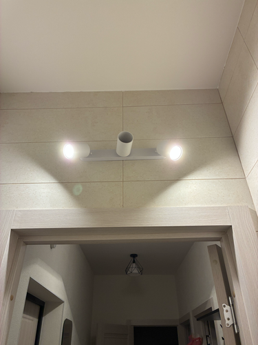 Установка люстры в сборке