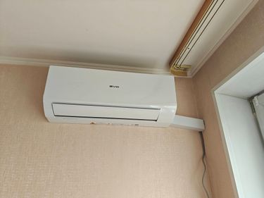 Установка сплит системы 7-9 kBTU (одноэтапный монтаж)