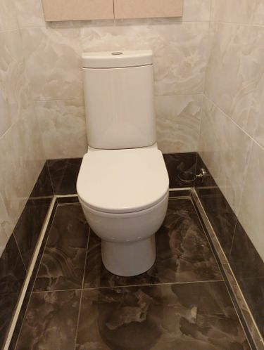 Установка напольного унитаза