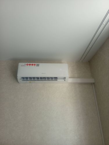 Установка сплит системы 7-9 kBTU (одноэтапный монтаж)