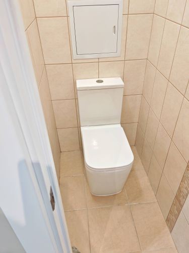 Установка напольного унитаза