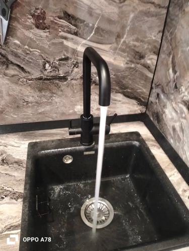 Установка и подключение крана и фильтра для питьевой воды