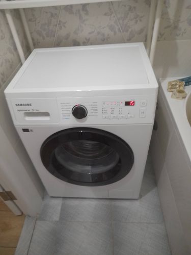 Установка отдельностоящей стиральной машины с подключением