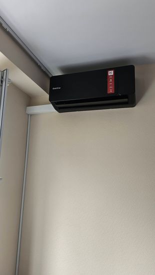 Установка сплит системы 7-9 kBTU (одноэтапный монтаж)