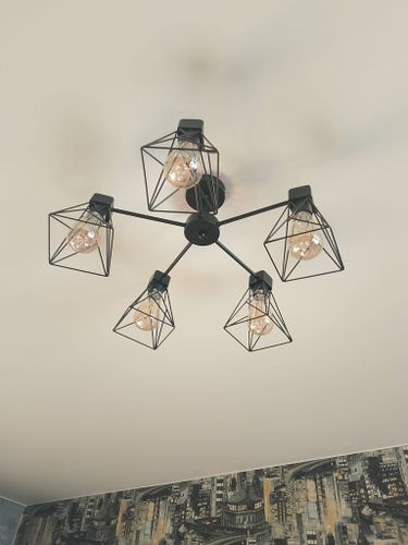 Монтаж и подключение настенно-потолочного светильника