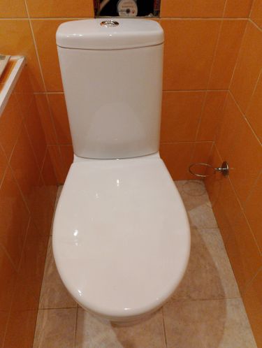 Установка напольного унитаза