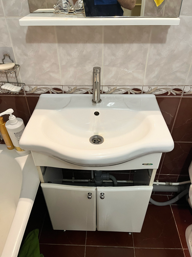 Установка смесителя (на готовые коммуникации)