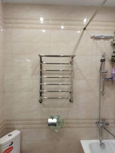 Монтаж водяного полотенцесушителя на готовую подводку (без подгонки)