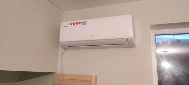 Установка сплит системы 7-9 kBTU (одноэтапный монтаж)