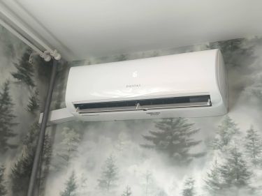Установка сплит системы 7-9 kBTU (одноэтапный монтаж)