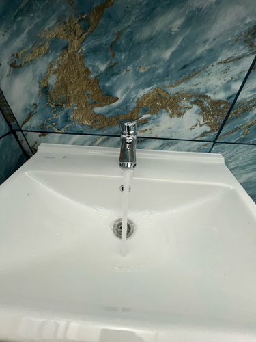 Установка комплекта: Тумба + Раковина + смеситель + зеркало