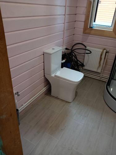 Установка напольного унитаза