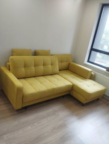 Сборка прямого дивана