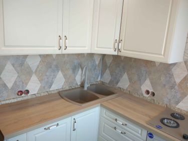 Сборка и установка проектной кухни под ключ Уменьшение глубины/высоты/ширины шкафов/фасадов/фальшпанелей