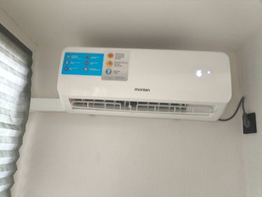 Установка сплит системы 7-9 kBTU (одноэтапный монтаж)