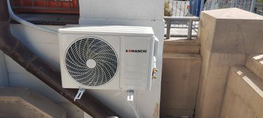 Установка сплит системы 7-9 kBTU (одноэтапный монтаж)