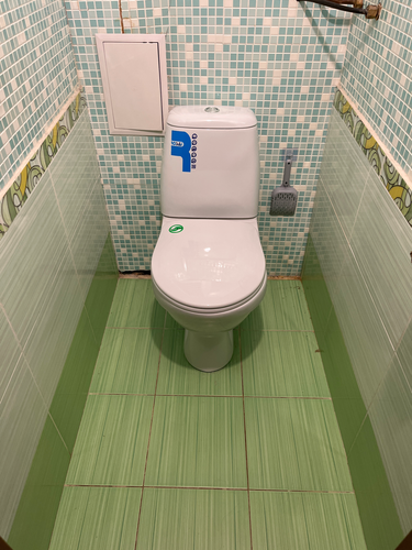 Установка напольного унитаза