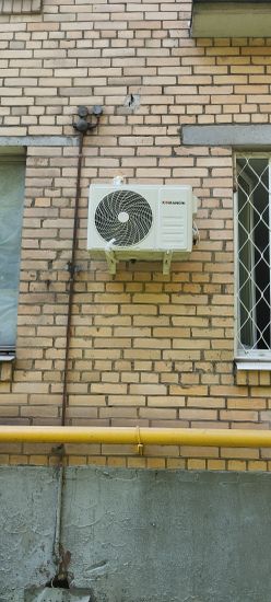 Установка сплит системы 7-9 kBTU (одноэтапный монтаж)