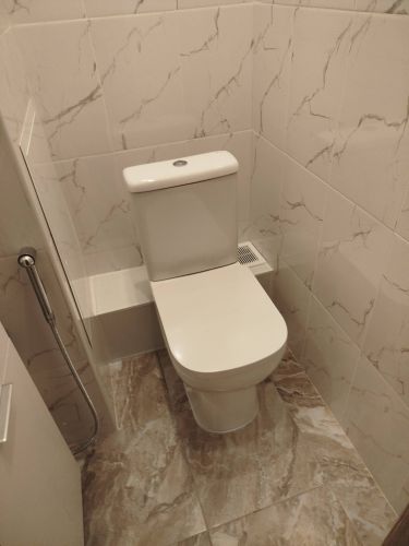 Установка напольного унитаза