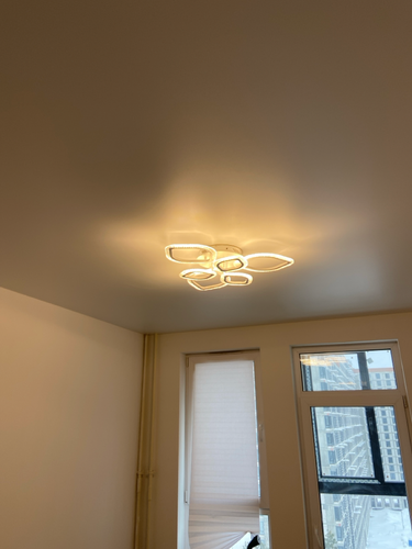 Установка люстры в сборке