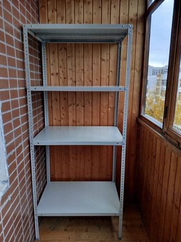 Сборка металлического стеллажа