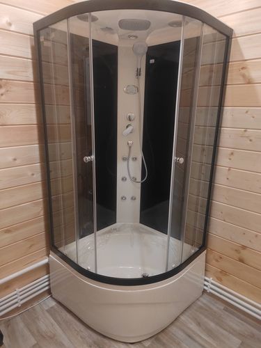 Установка душевой кабины шириной до 90 см