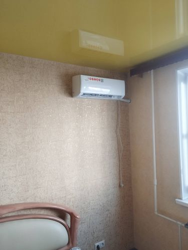 Установка сплит системы 7-9 kBTU (одноэтапный монтаж)