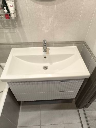 Установка смесителя (на готовые коммуникации)