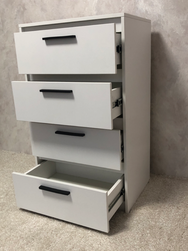 Сборка, установка и крепёж комода 4 ящика